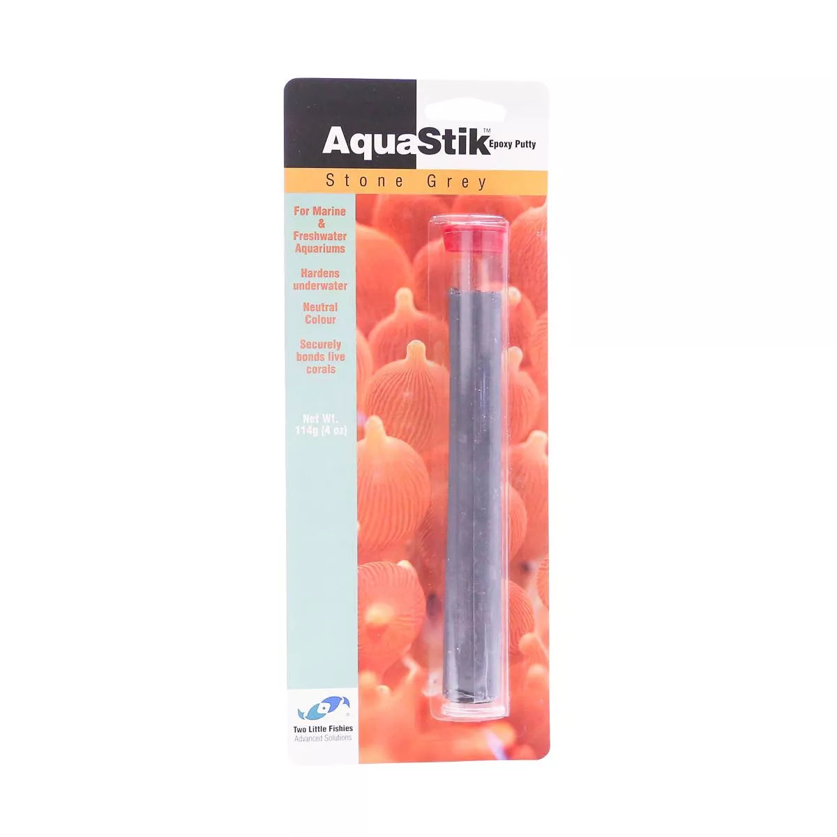 Two Little Fishes AquaStik Underwater Epoxy Putty - Stone Grey