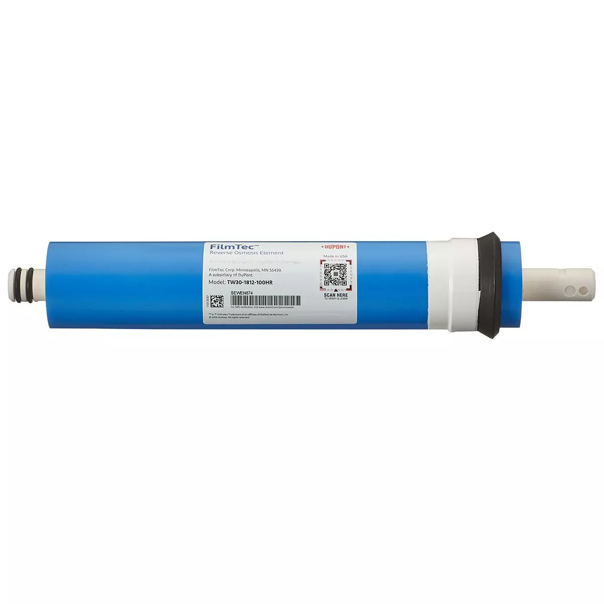 DOW Filmtec 100 GPD Reverse Osmosis Membrane