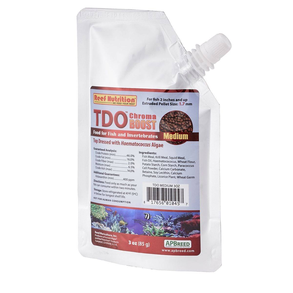 TDO-EP1 Chroma BOOST Medium Pellet Fish Food