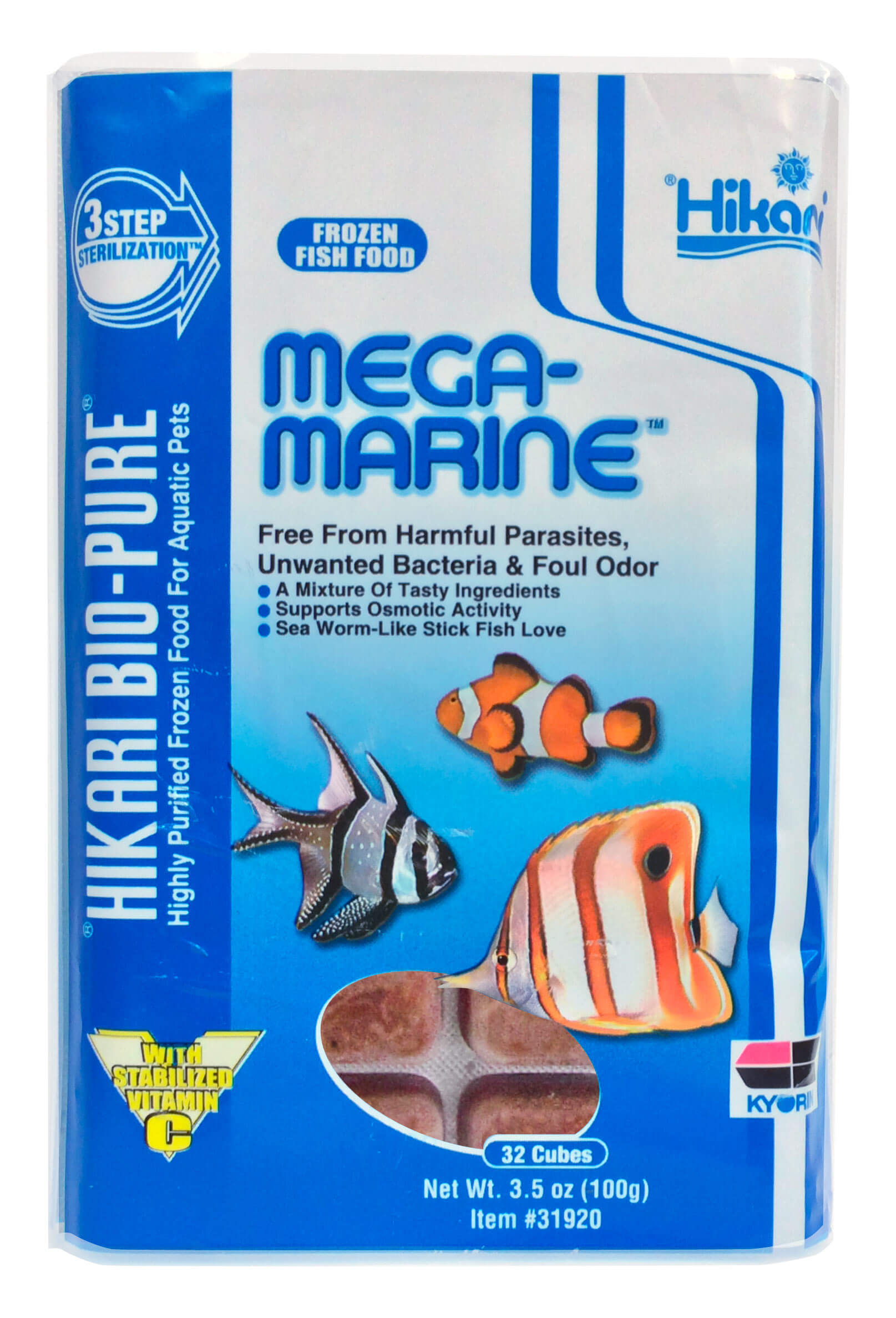 Hikari Bio-Pure Mega-Marine 3.5oz (32 Cubes)