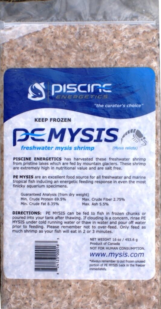 Piscine Energetics Mysis Shrimp Flatpack (Frozen) 16oz