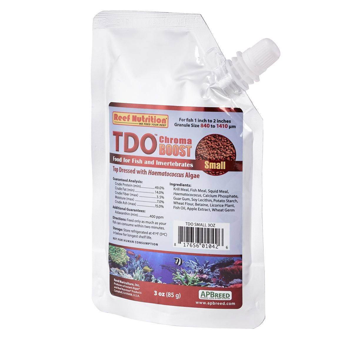 TDO-C2 Chroma BOOST Small Granule Fish Food