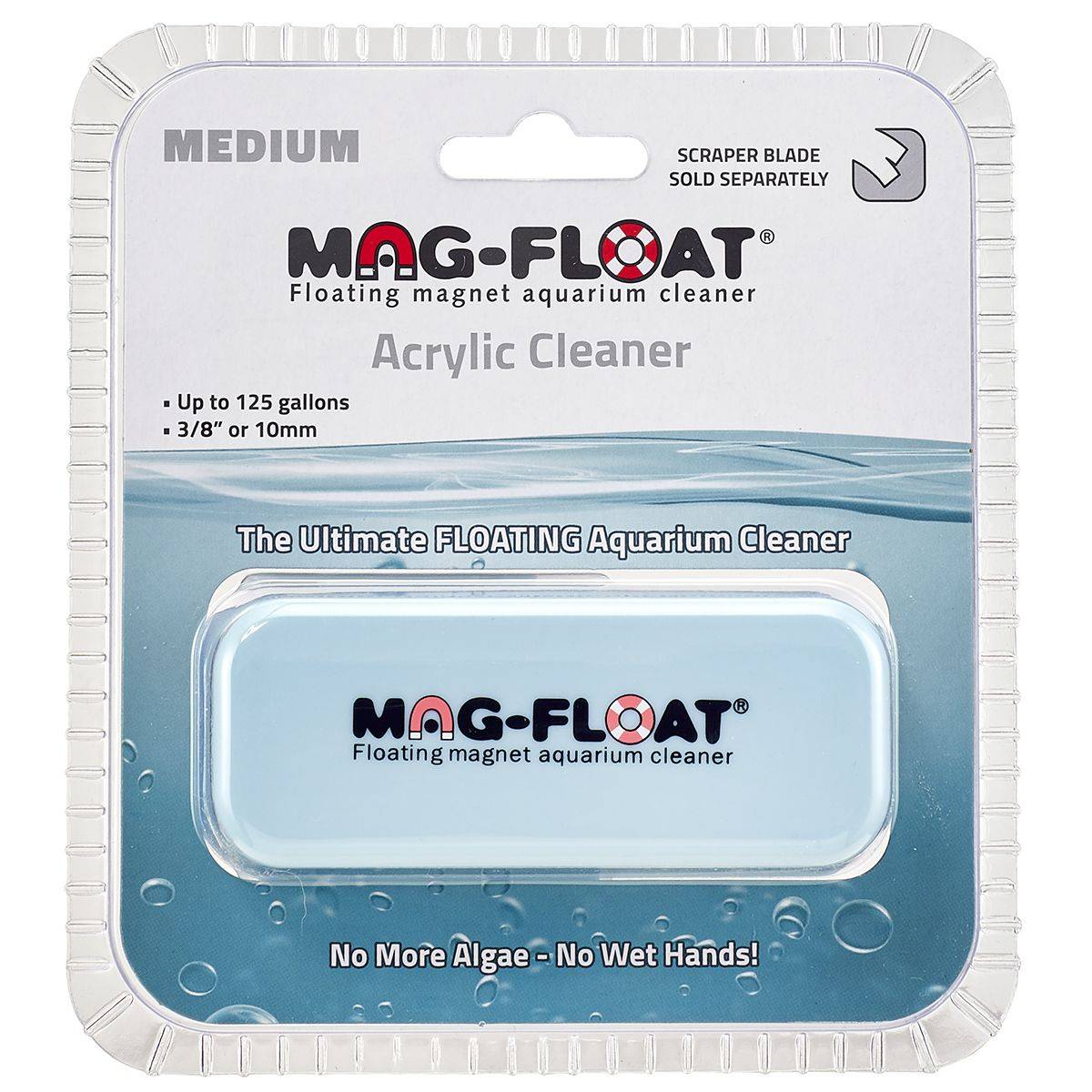 Mag Float 130 Medium Acrylic Aquarium Cleaner - Mag-Float