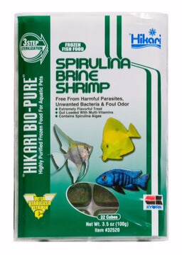 Hikari Bio-Pure Spirulina Brine Shrimp 3.5oz (32 Cubes)