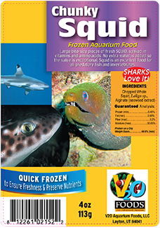 V2O Aquarium Squid Flatpack 16oz