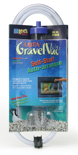10" Ultra Gravel Vacuum Cleaner,Self-Start, Medium, w/Nozzle
