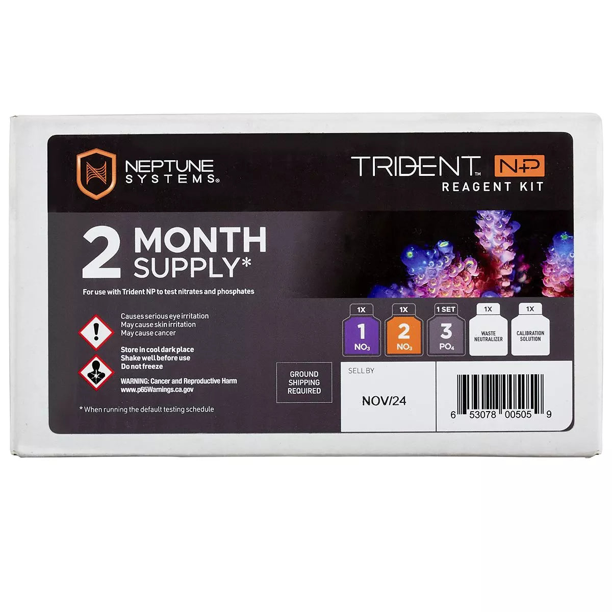 Neptune Systems 2-Month Trident NP Reagent Kit