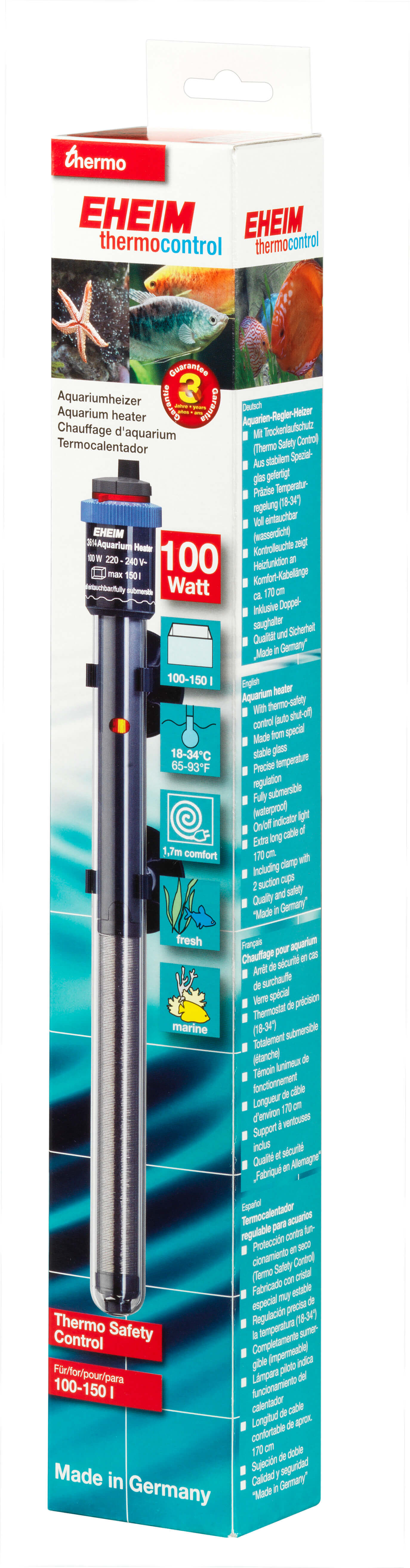 Eheim Jager 100W Submersible Heater