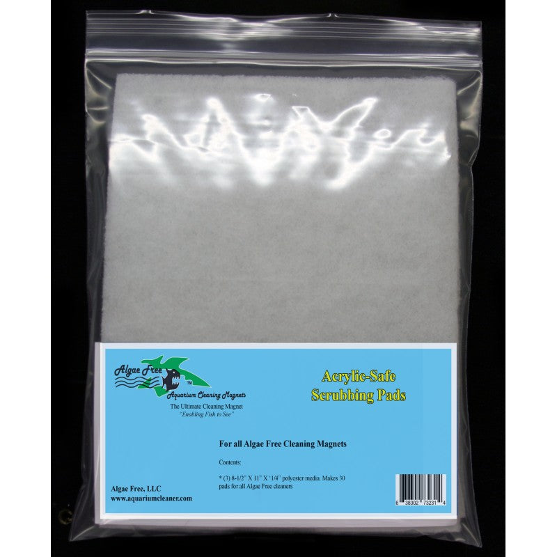 Algae Free Cleaning Magnet Replacement Inner Pad Only, for Acrylic Aquariums