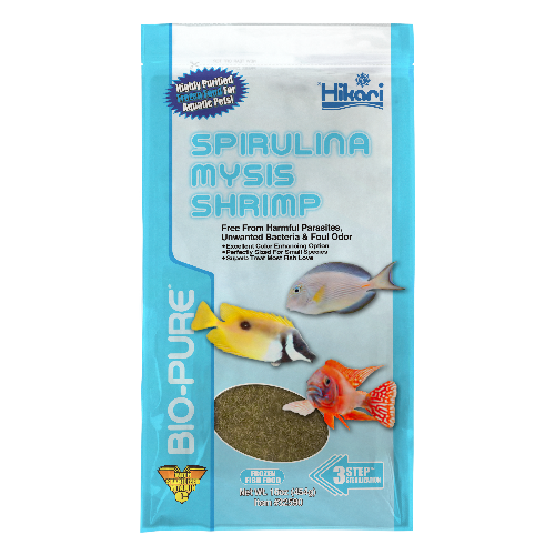 Hikari Bio-Pure Spirulina Mysis Shrimp 16oz Flat Pack(FROZEN)