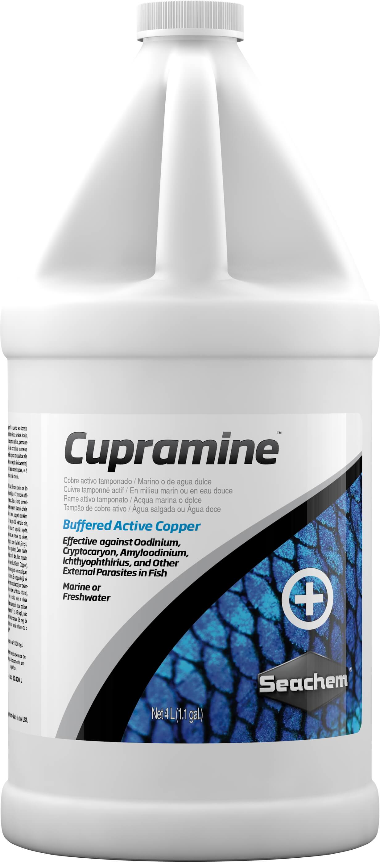 SeaChem Cupramine Copper Medication 4L