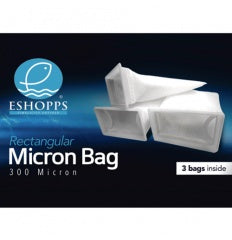 Eshopps Rectangle 300 Micron Bag - 3 PACK