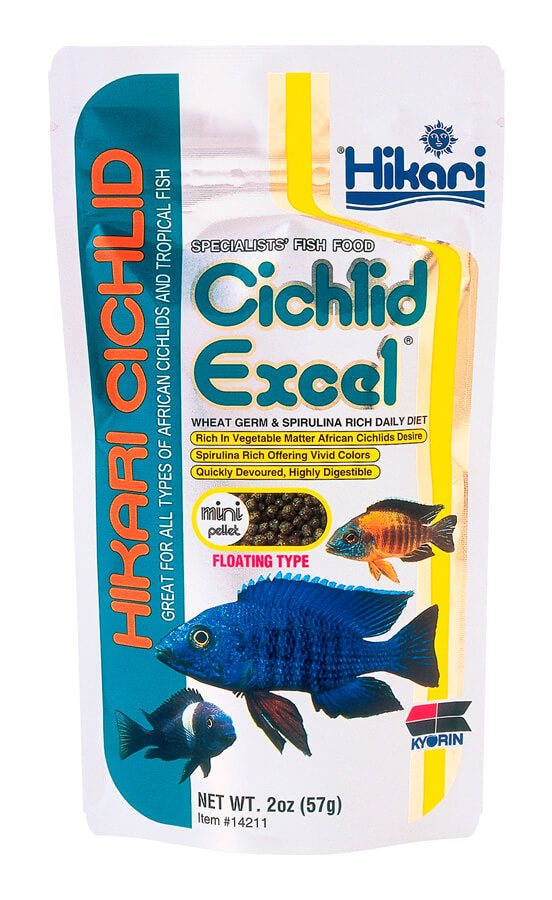 Hikari Cichlid Excel Mini Pellets 2oz