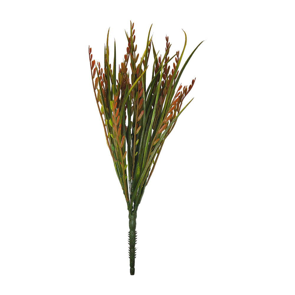 Tideline 15" Mountain Grass / Iva Axillaris Bush Green/Red