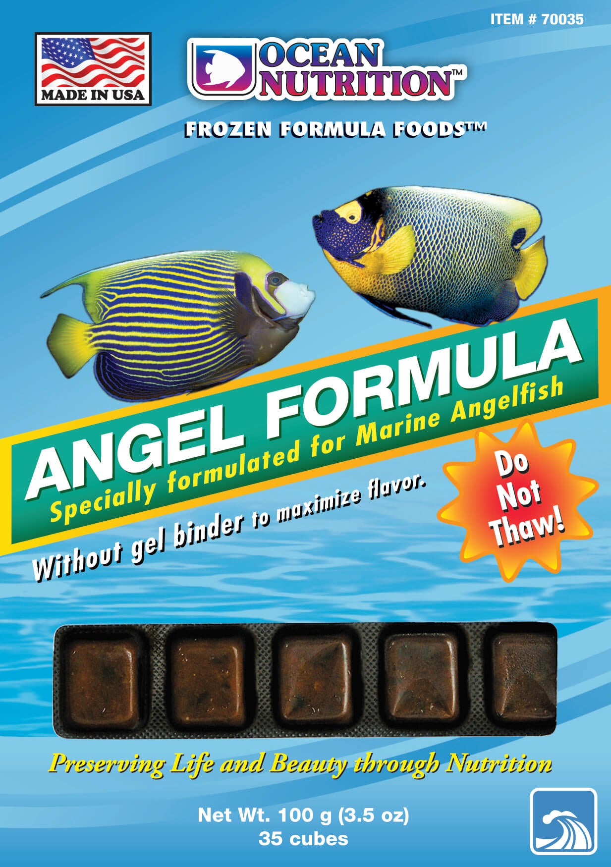 Ocean Nutrition Angel Formula Cube (Frozen) 3.5oz