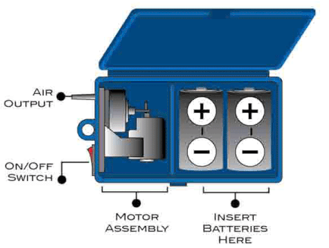 Aquatop Battery Operated Air Pump