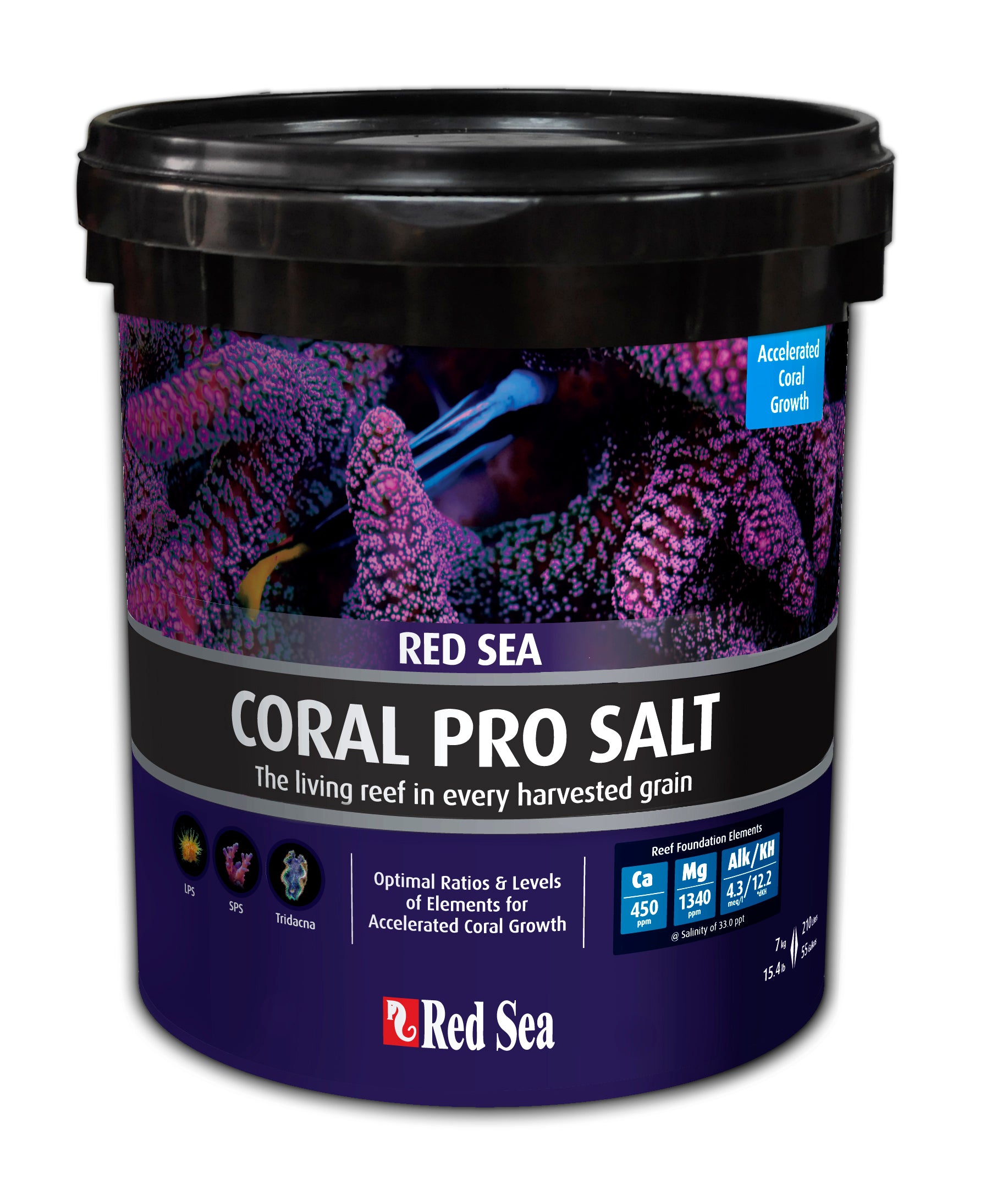 Red Sea Coral Pro Salt Mix 55g Bucket