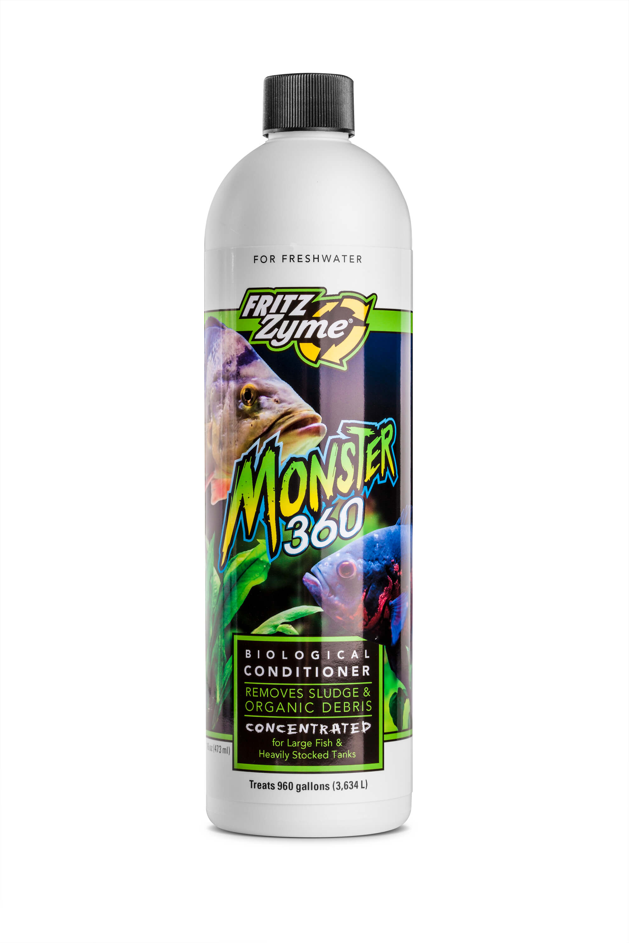 FritzZyme Monster 360 Biological Aquarium Cleaner FW - 16oz