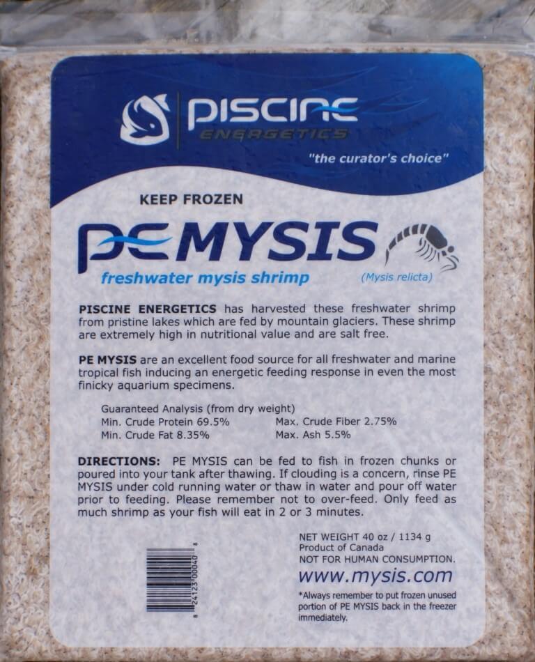 Piscine Energetics Mysis Shrimp Flatpack (Frozen) 40oz
