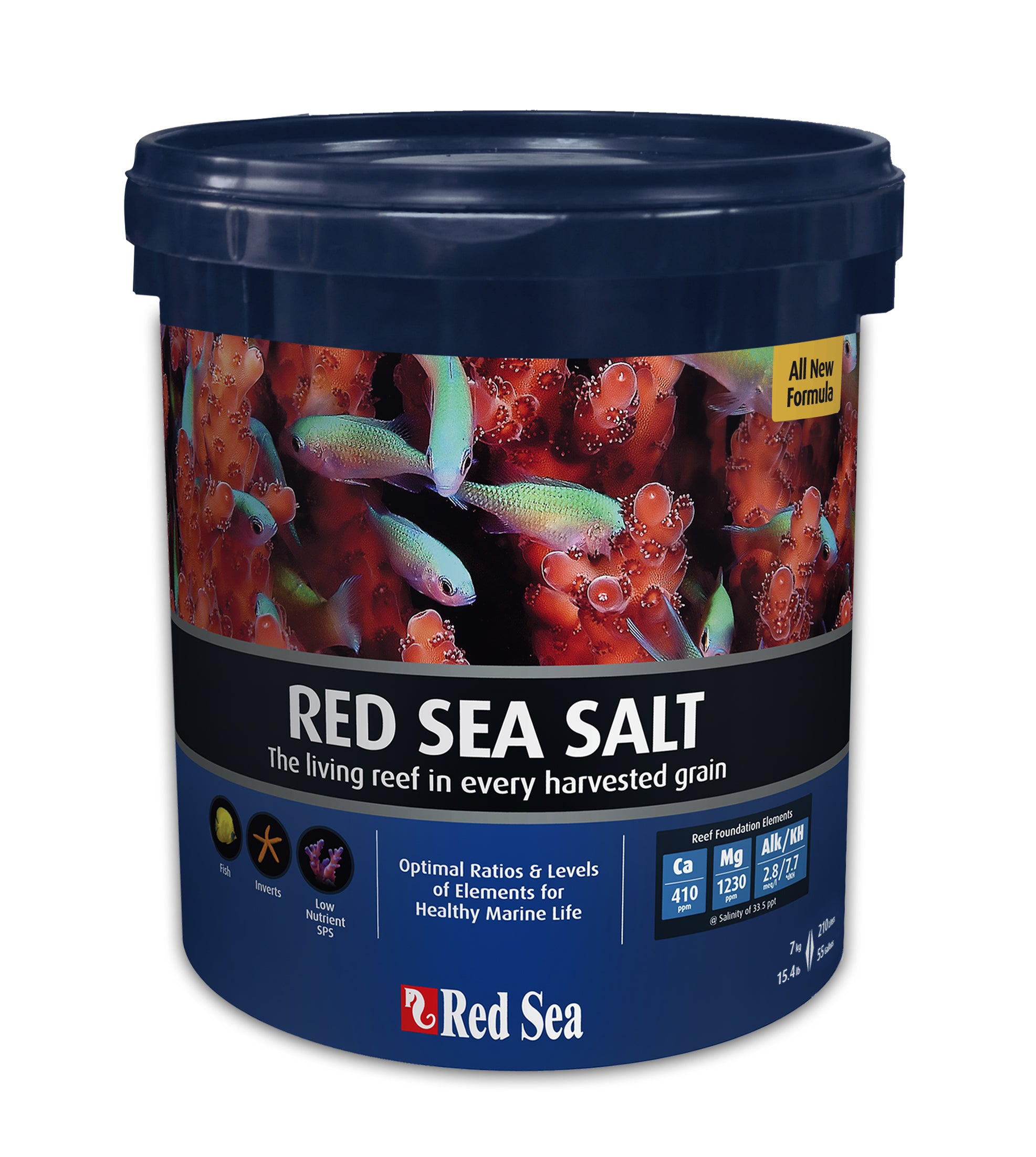 Red Sea Salt 55g Bucket (BLUE)