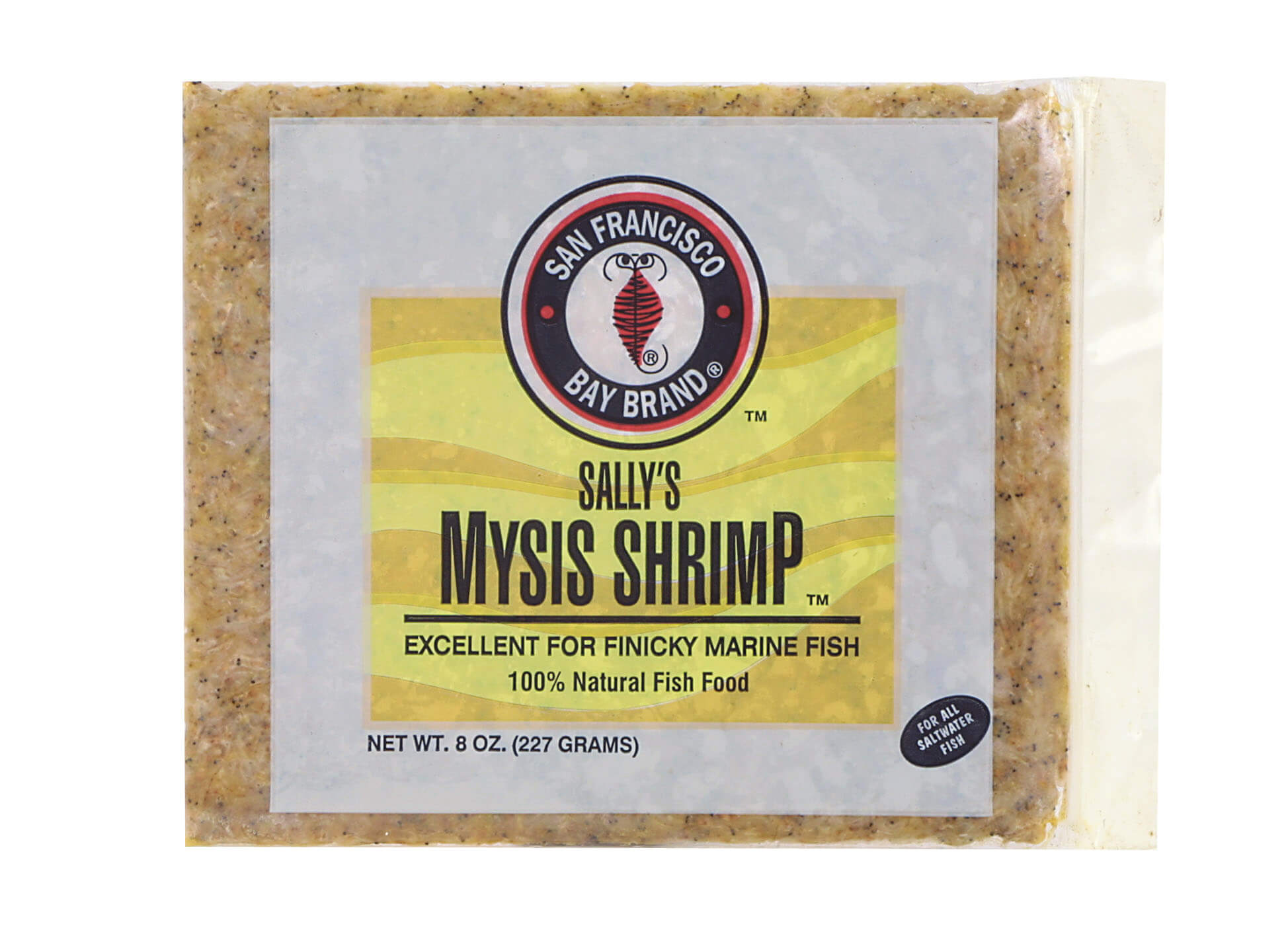 San Francisco Bay Mysis Shrimp Flatpak 8oz (Frozen)